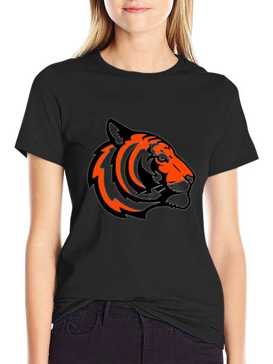 Bold Tiger Graphic Tee - Stylish Black T-Shirt