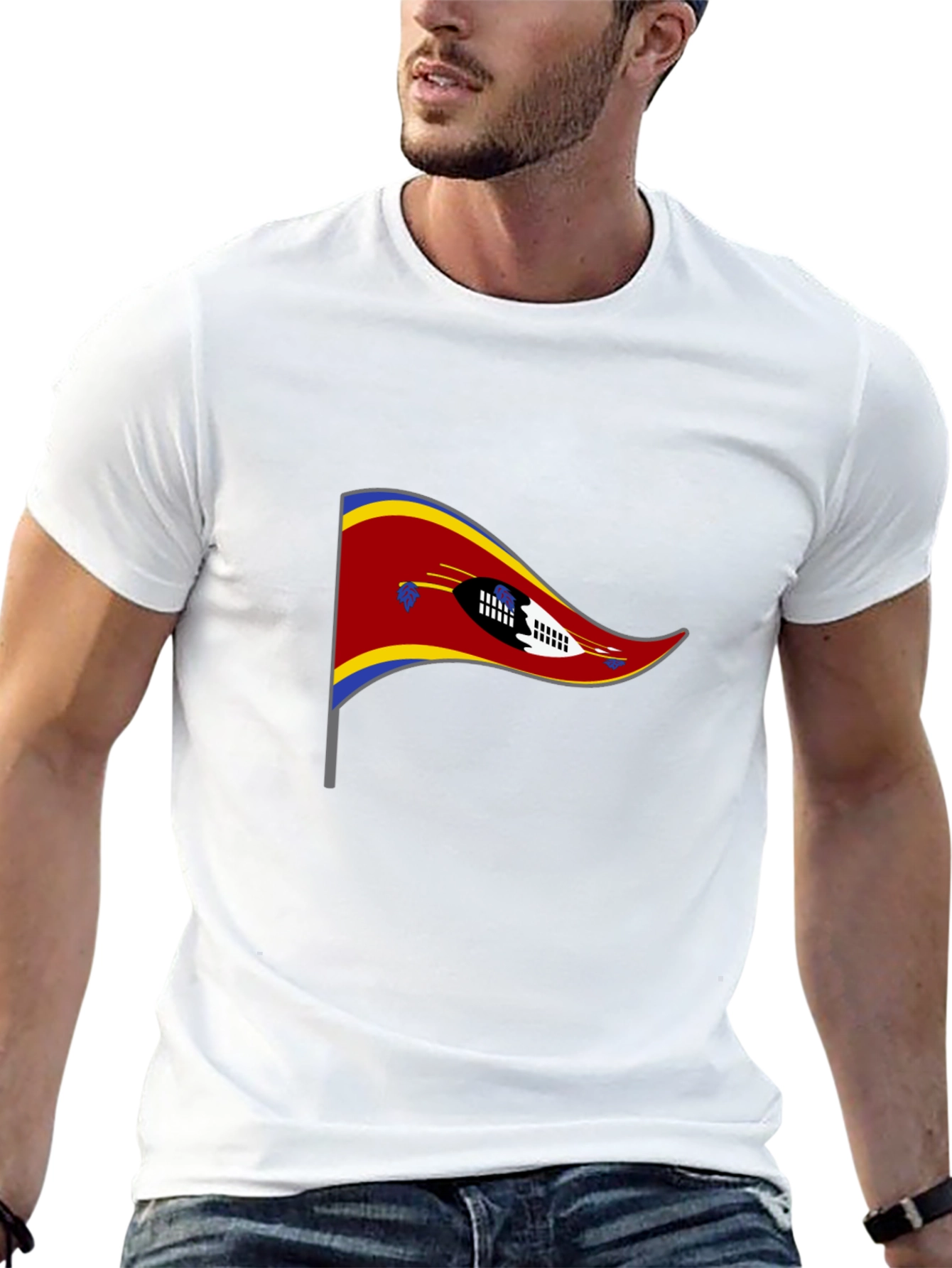 Eswatini Flag Graphic Tee