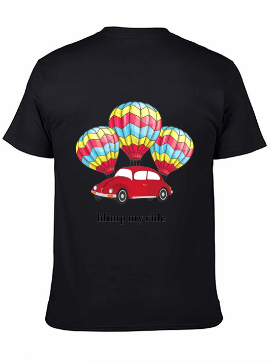 Blimp My Ride Graphic T-Shirt - Black