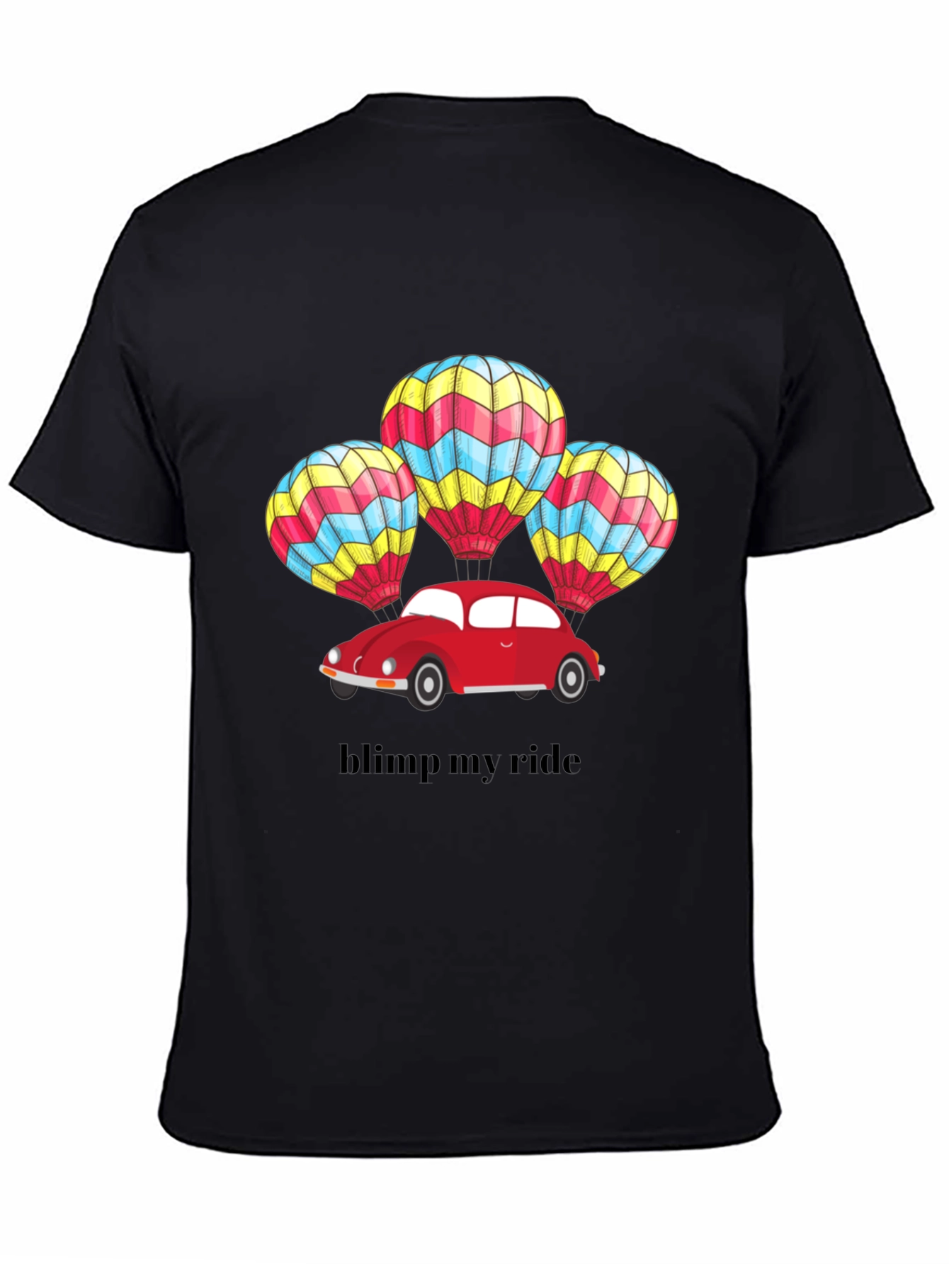 Blimp My Ride Graphic T-Shirt - Black