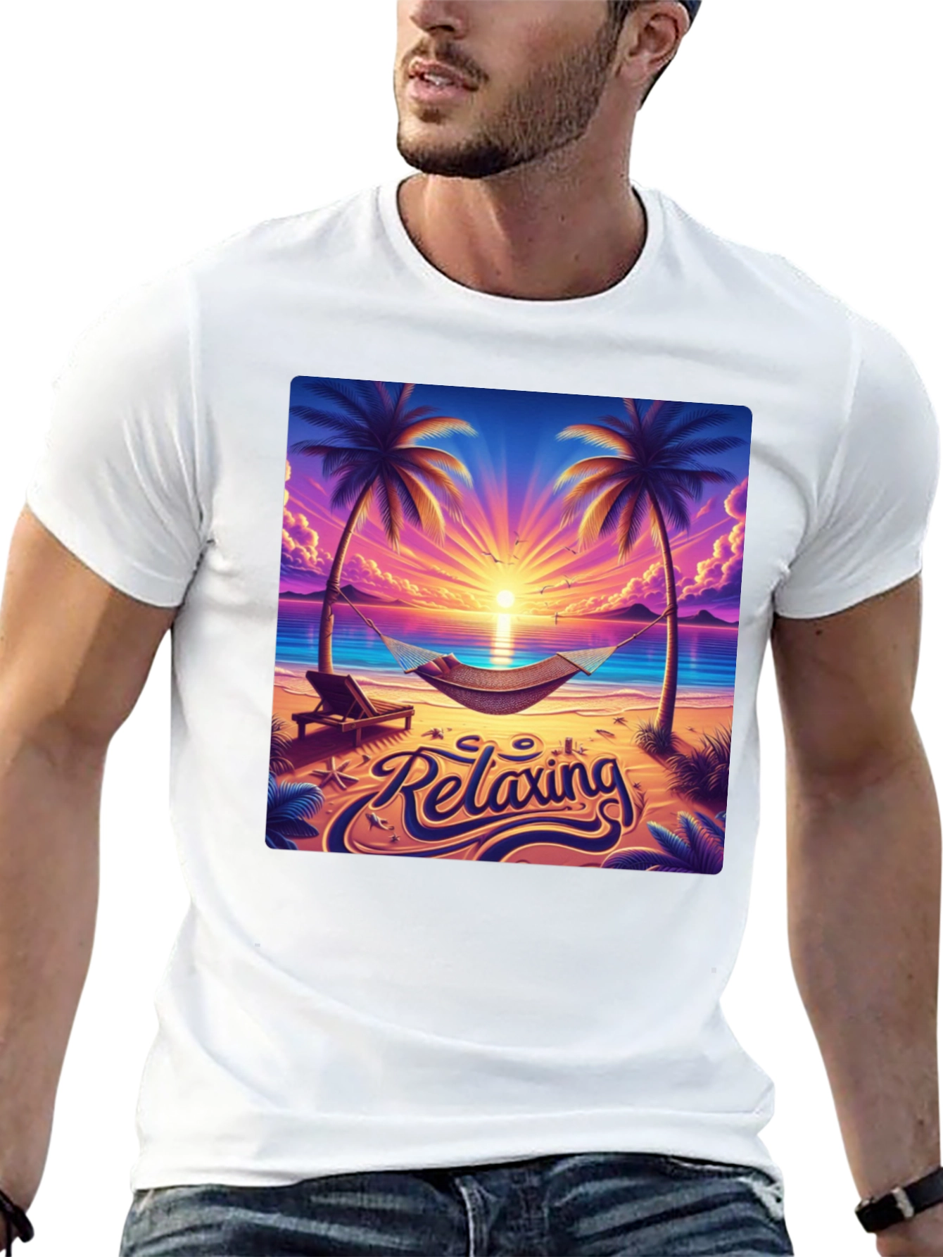 Relaxing Beach Sunset T-Shirt