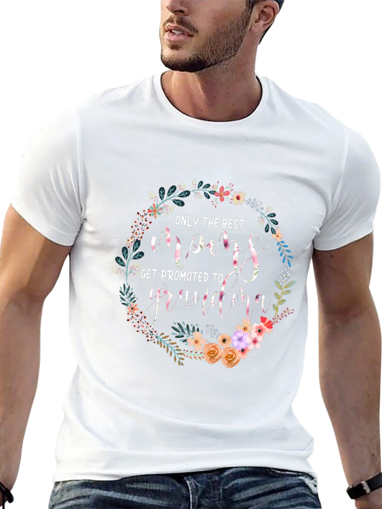 Best Moms Get Promoted to Grandma T-Shirt