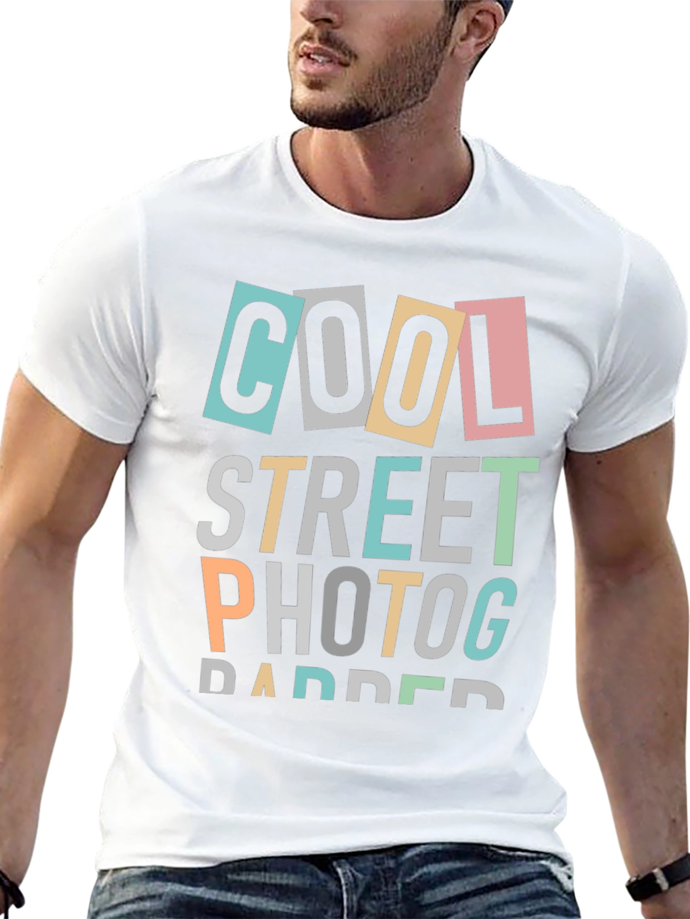 Cool Street Photographer Black T-Shirt