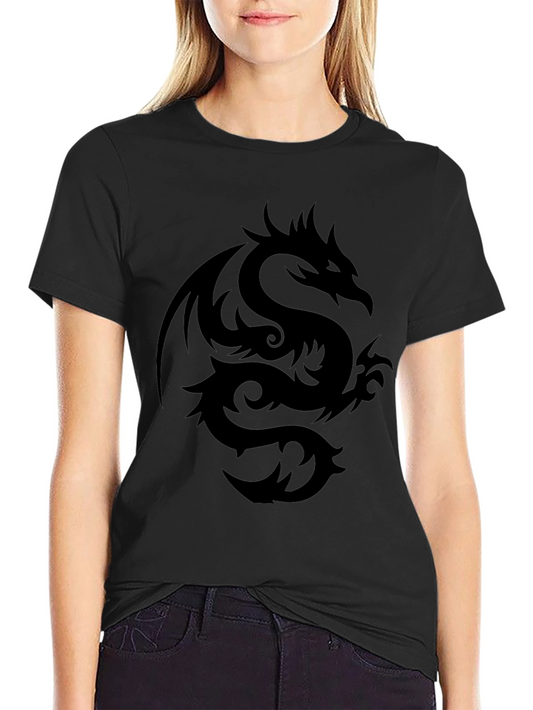 Black Dragon Graphic Tee - Mens Short Sleeve T-Shirt