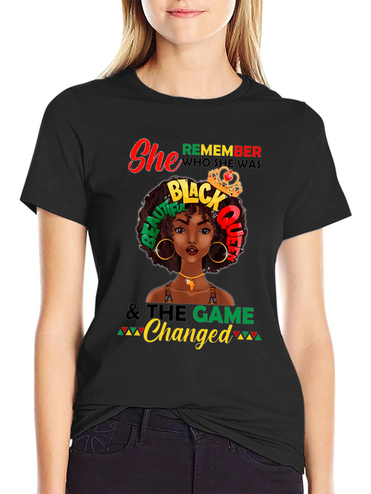Black Queen Graphic T-Shirt