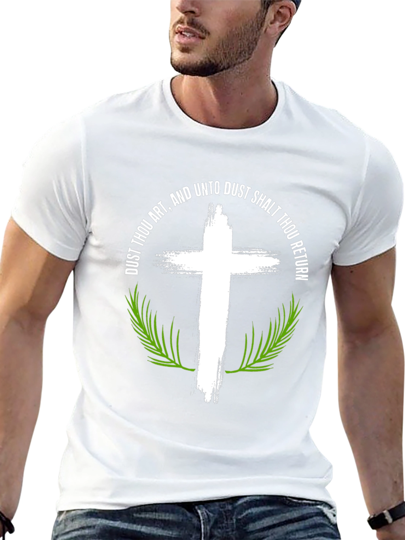 Dust Thou Art Cross Graphic T-Shirt