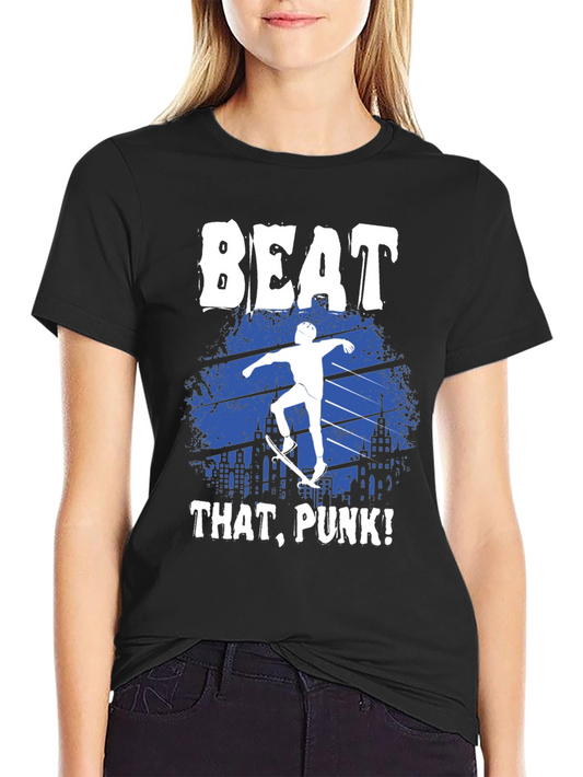 Beat That Punk! Graphic Print T-Shirt