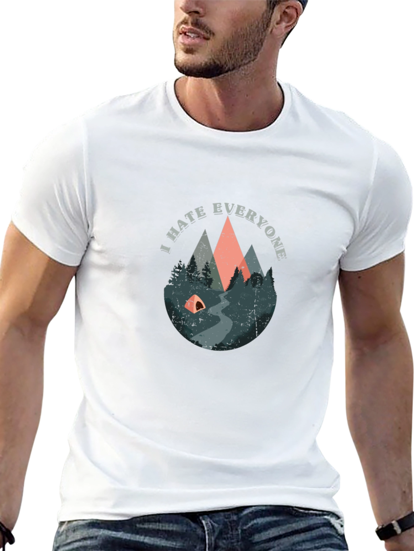 I Hate Everyone Camping T-Shirt