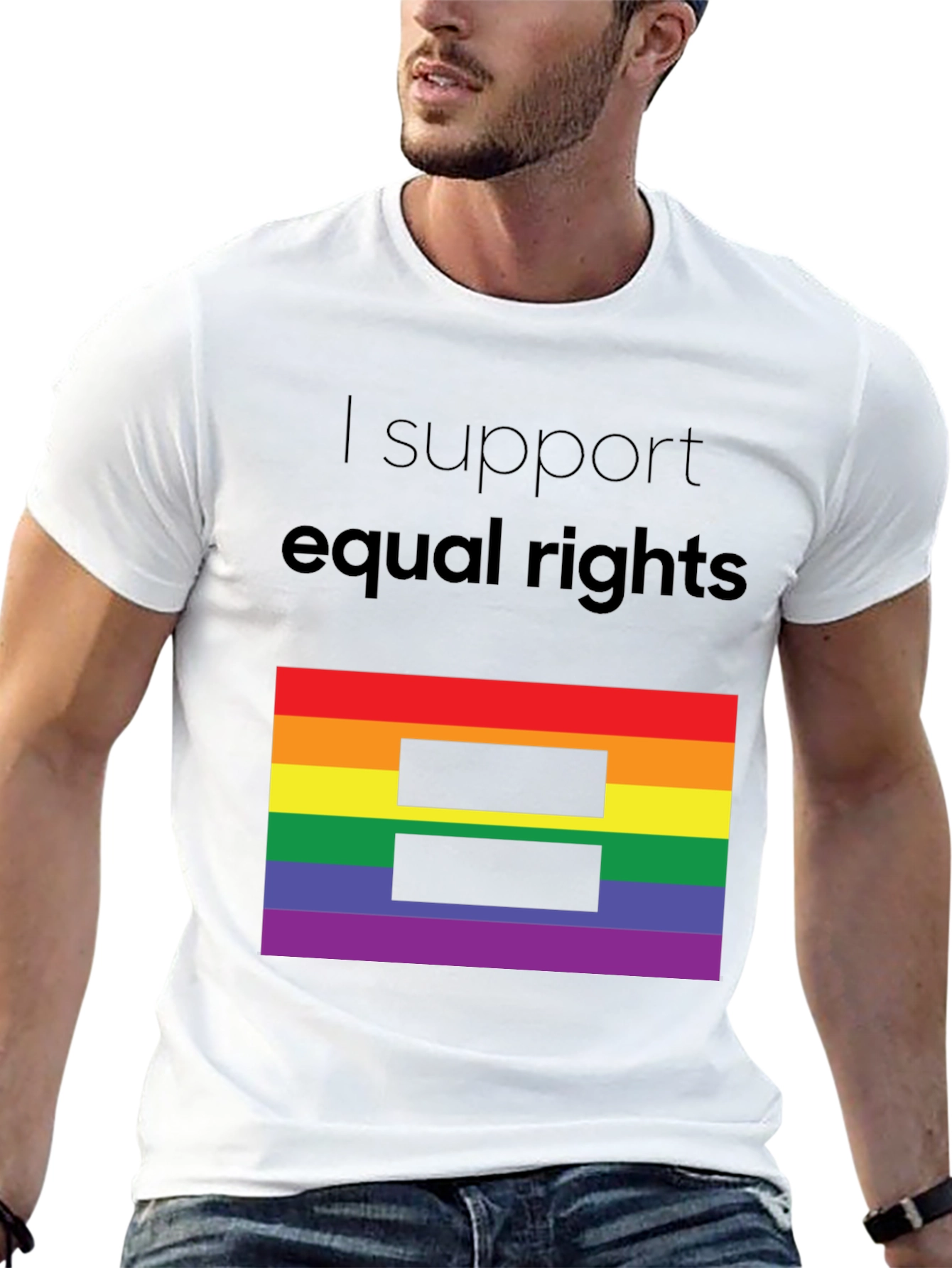 Equality T-Shirt LGBTQ+ Pride Tee Equal Rights Apparel