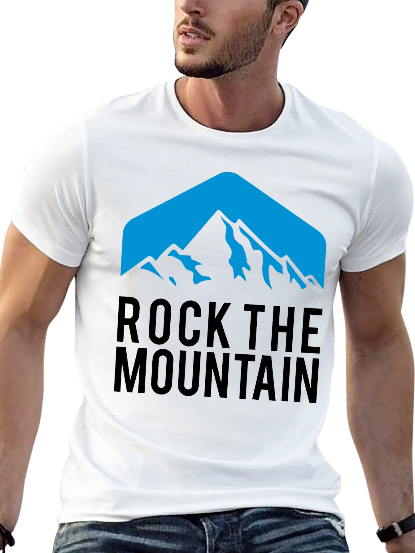 Rock the Mountain Graphic Tee - Black