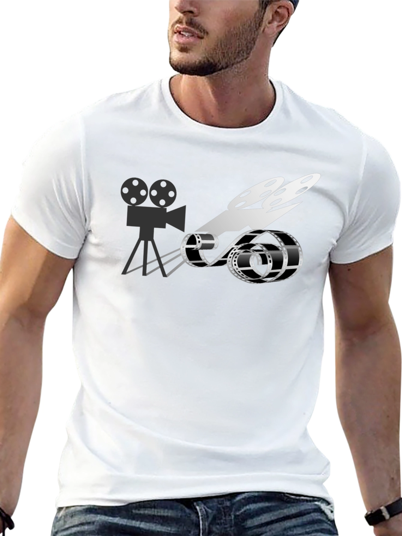 Retro Film Camera T-Shirt - Movie Lover Apparel