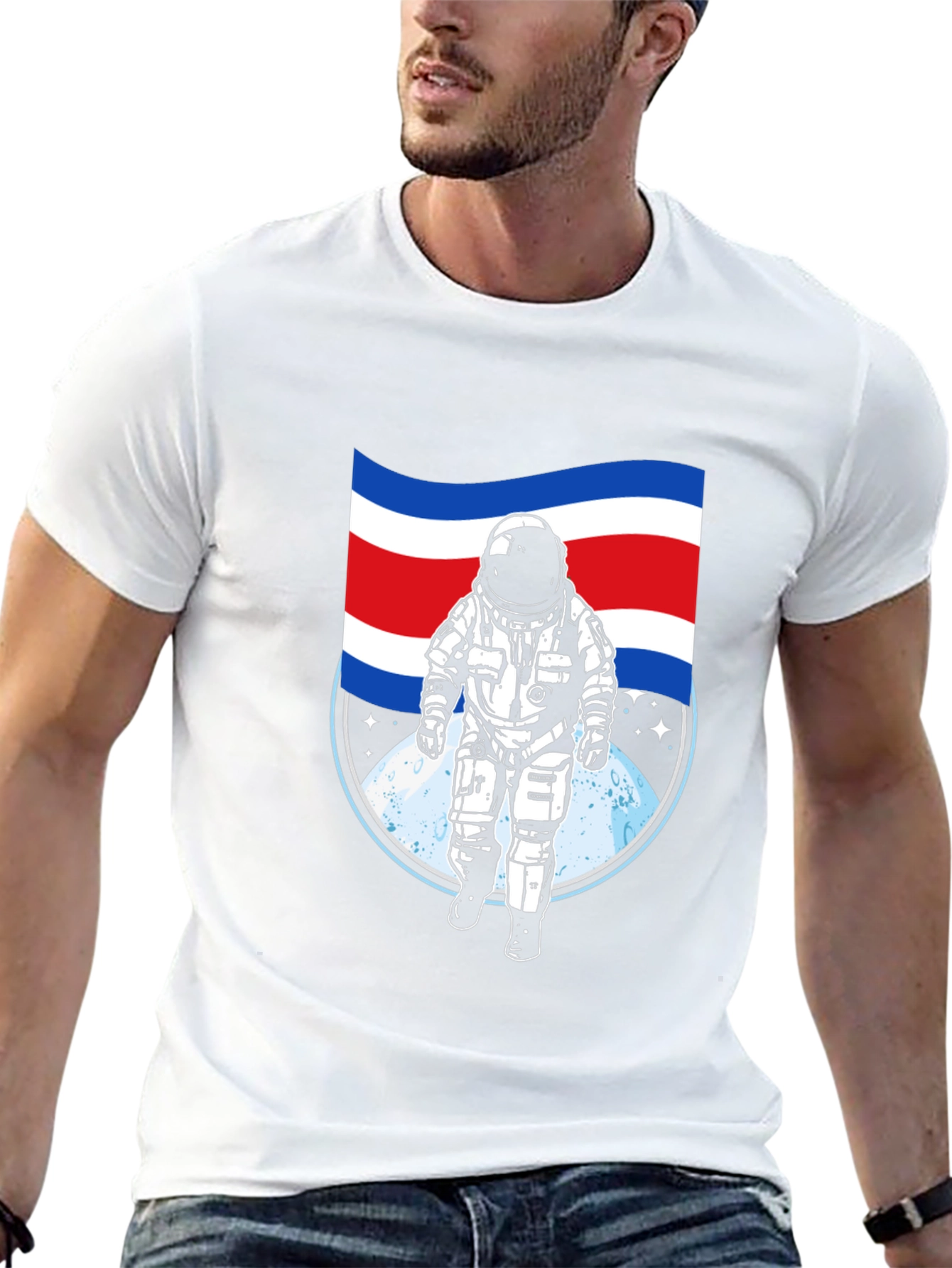 Costa Rica Astronaut T-Shirt