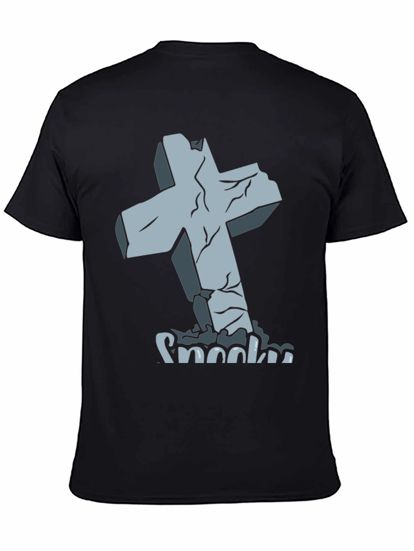 Spooky Tombstone Graphic Tee - Halloween Ready