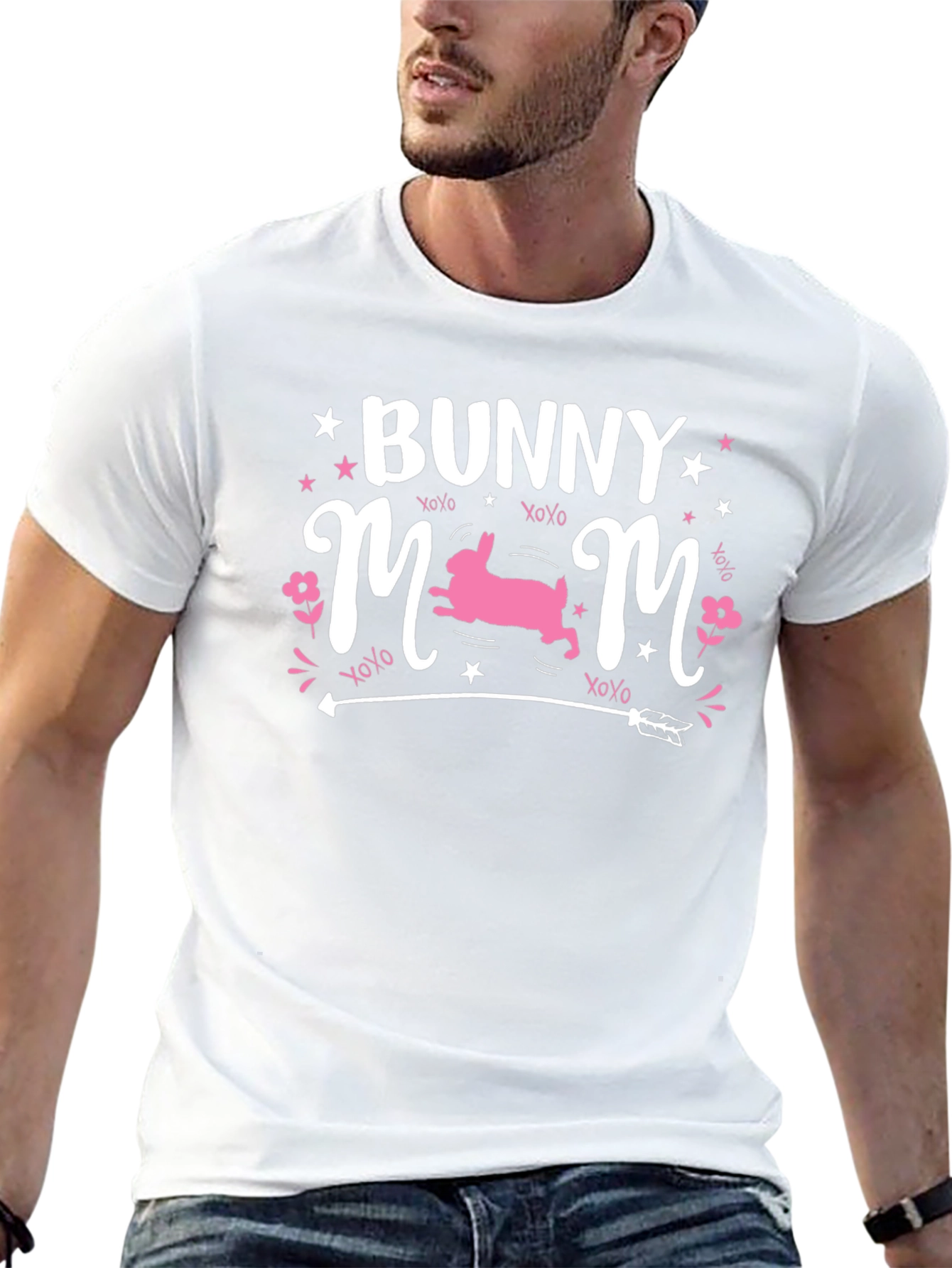 Bunny Mom Graphic T-Shirt