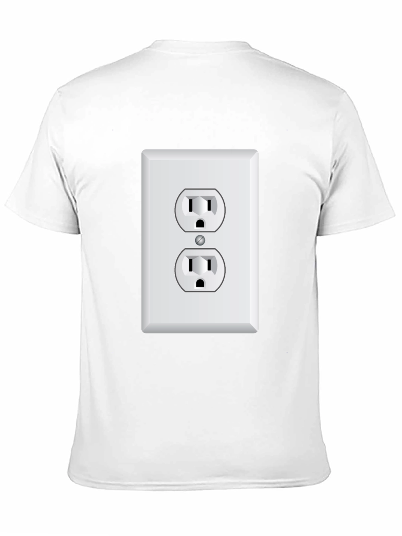 Novelty Electrical Outlet Graphic T-Shirt