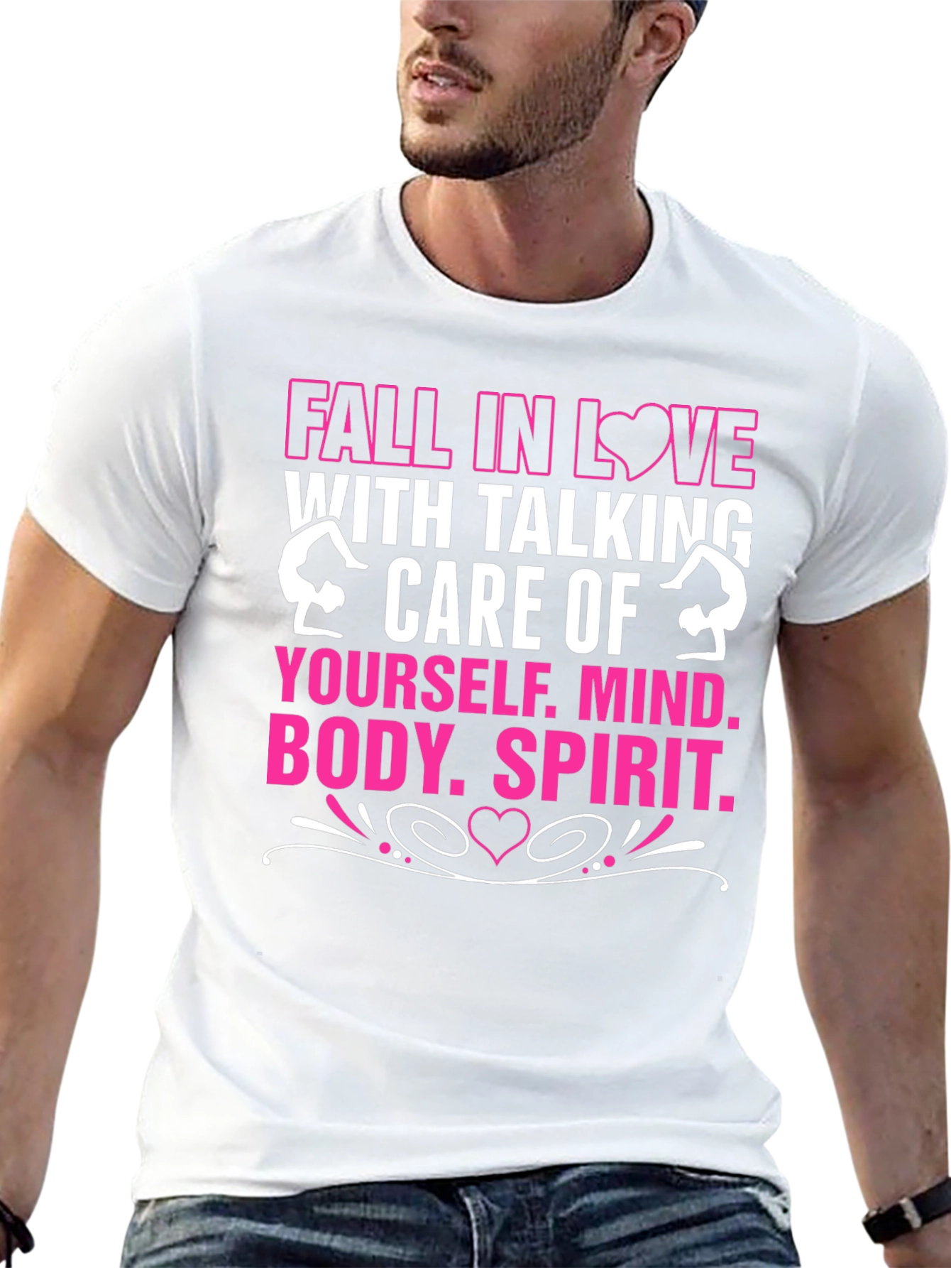 Fall in Love Self-Care T-Shirt Black