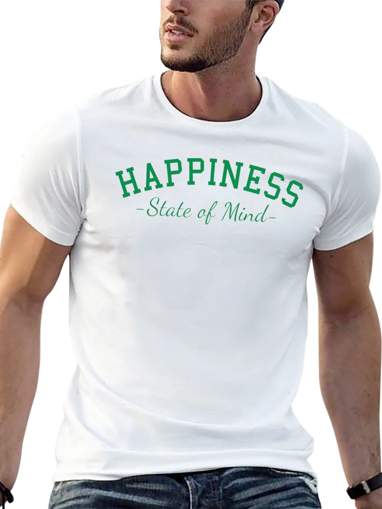 Happiness State of Mind Graphic T-Shirt