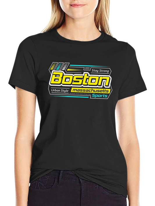 Boston Massachusetts Sports Graphic Tee