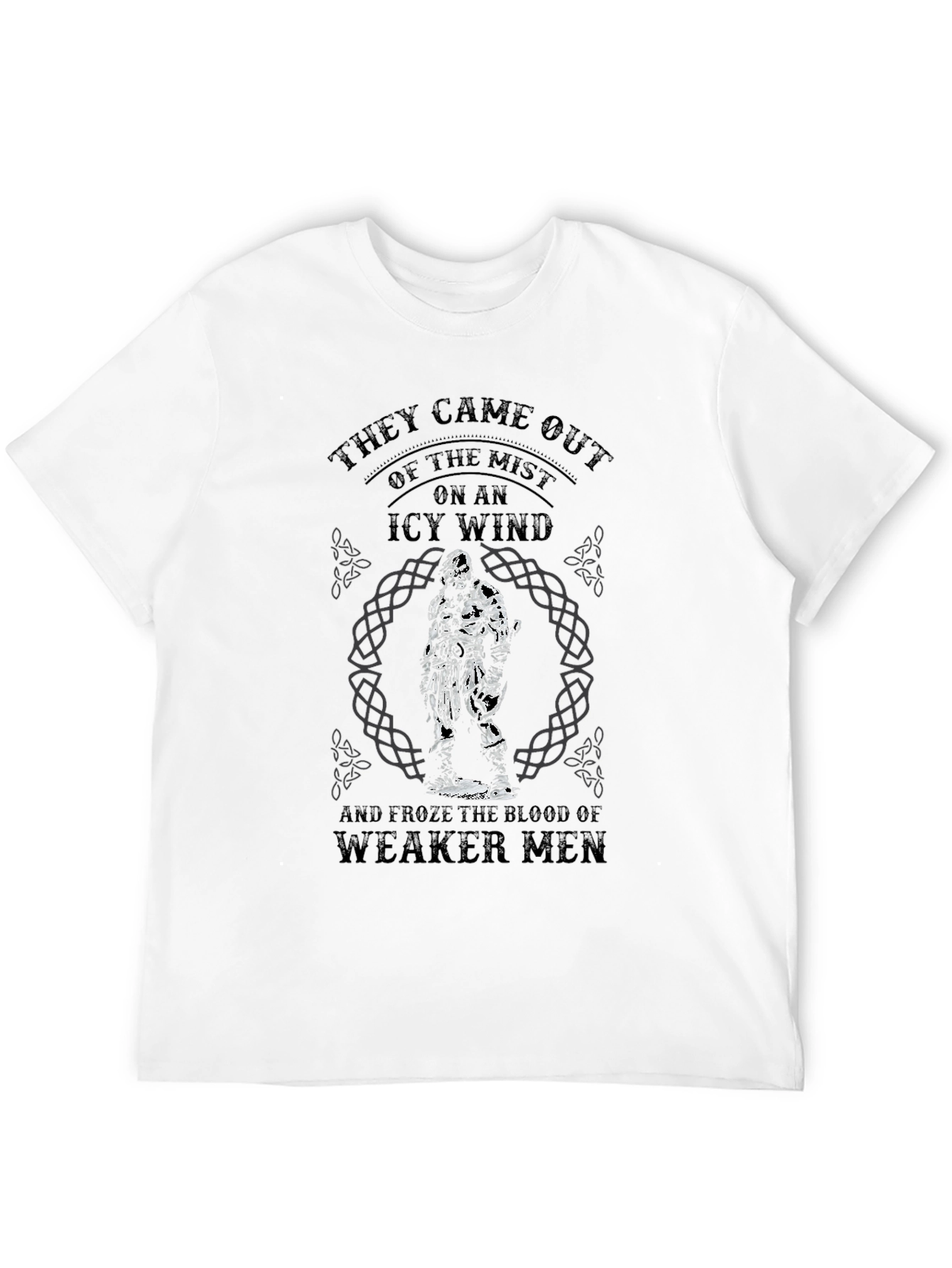 Viking Warrior T-Shirt - Icy Wind Graphic Tee