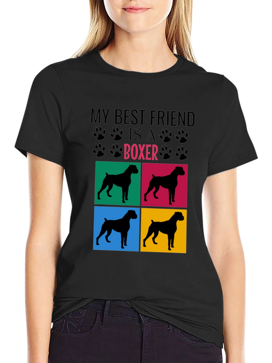 Boxer Dog Lover T-Shirt - My Best Friend