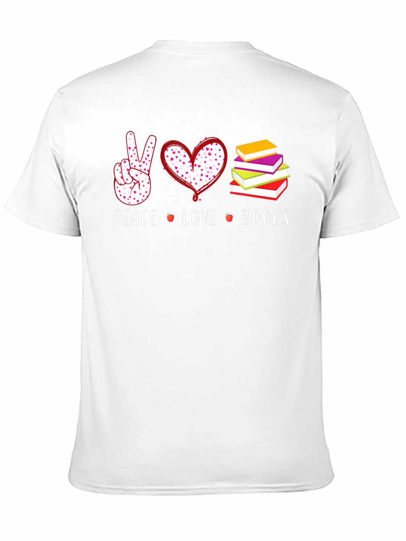 Peace Love Books Graphic Tee