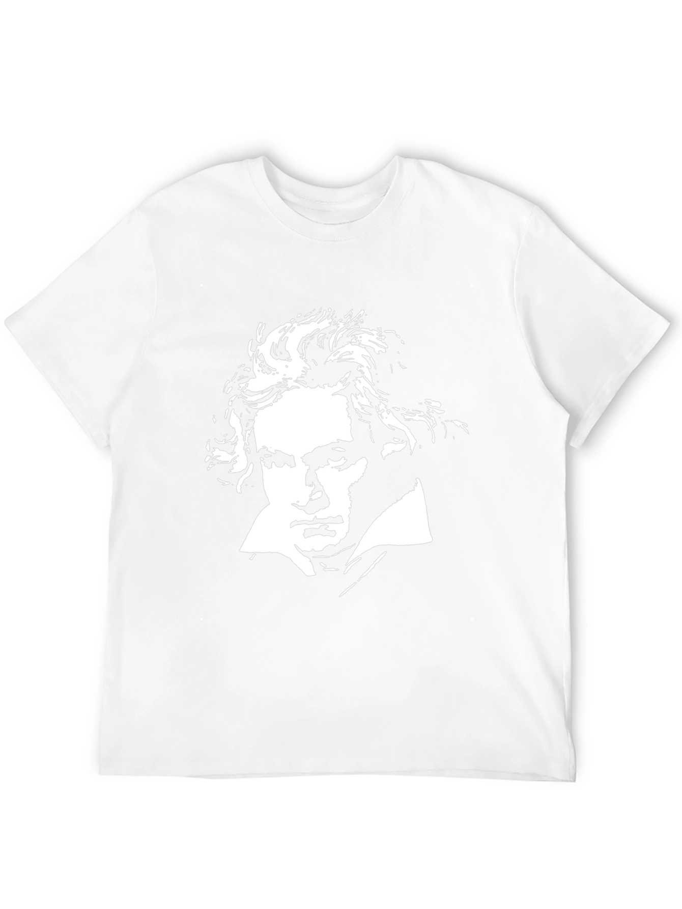 Beethoven Portrait Black T-Shirt