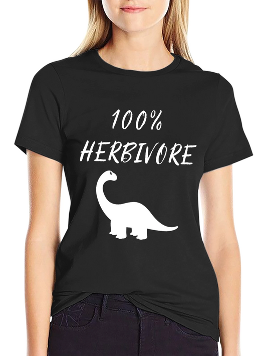 100% Herbivore Dinosaur Graphic Tee