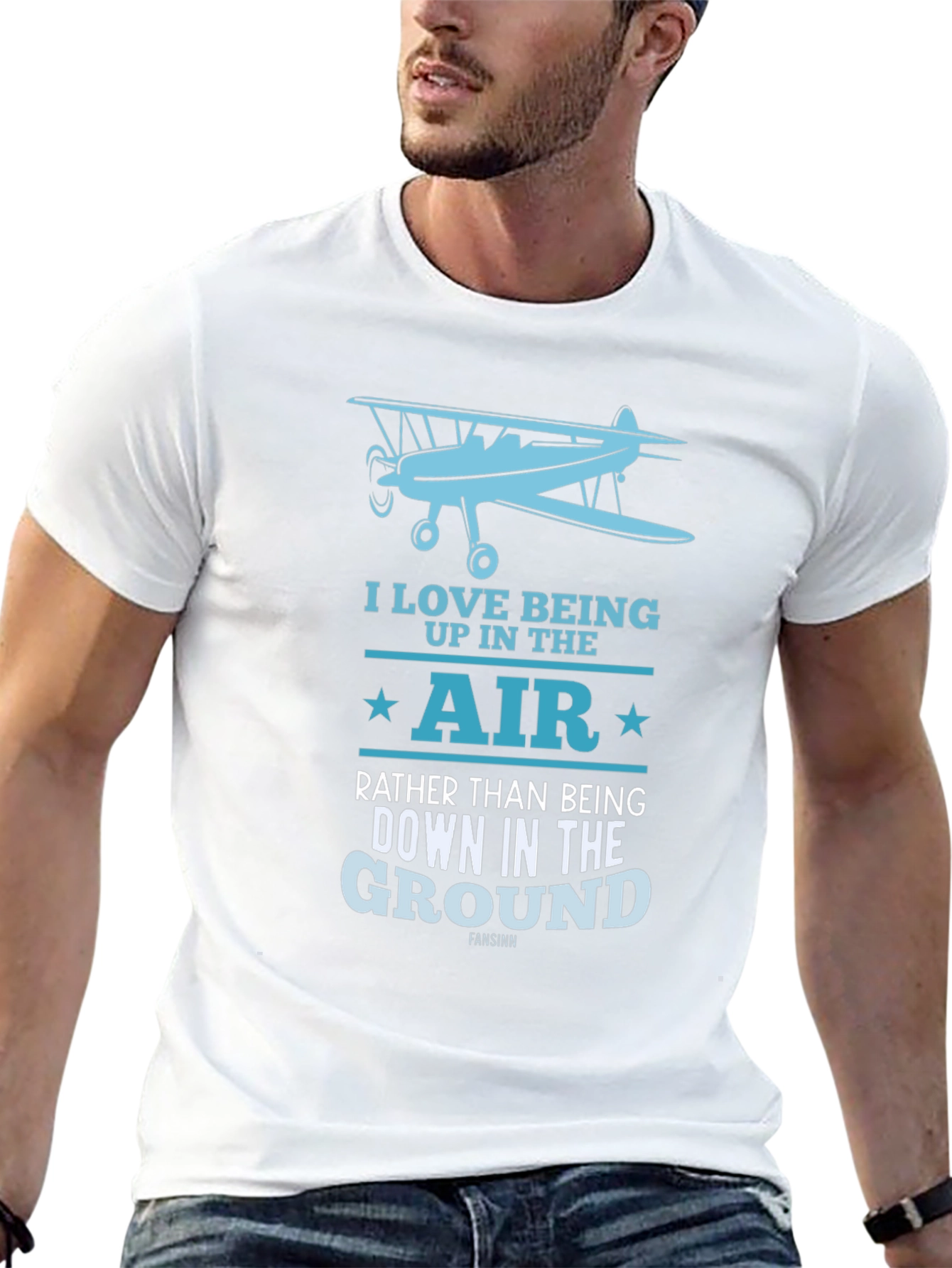 Fly High T-Shirt - Airplane Design
