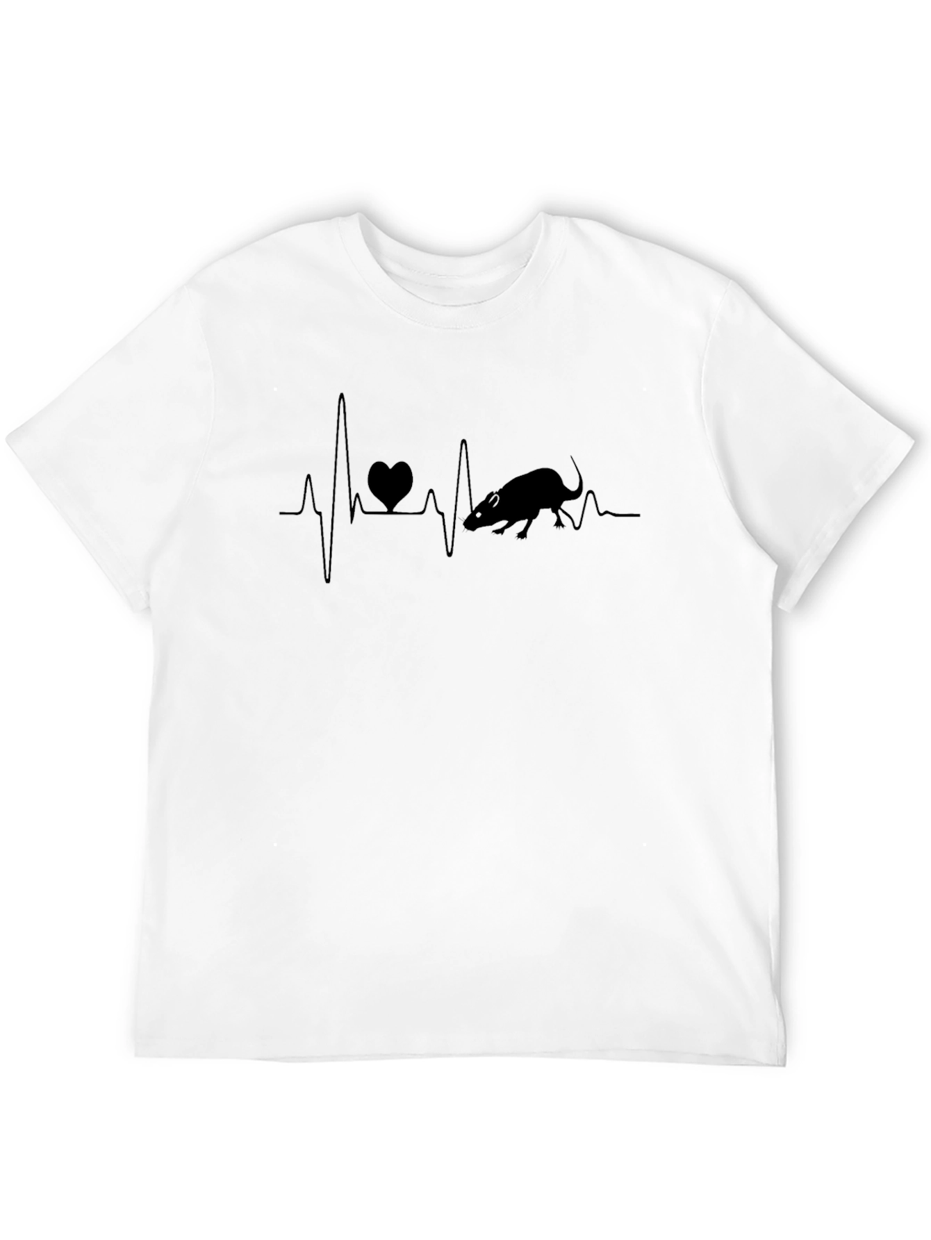 Rat Heartbeat T-Shirt - Love for Rats!