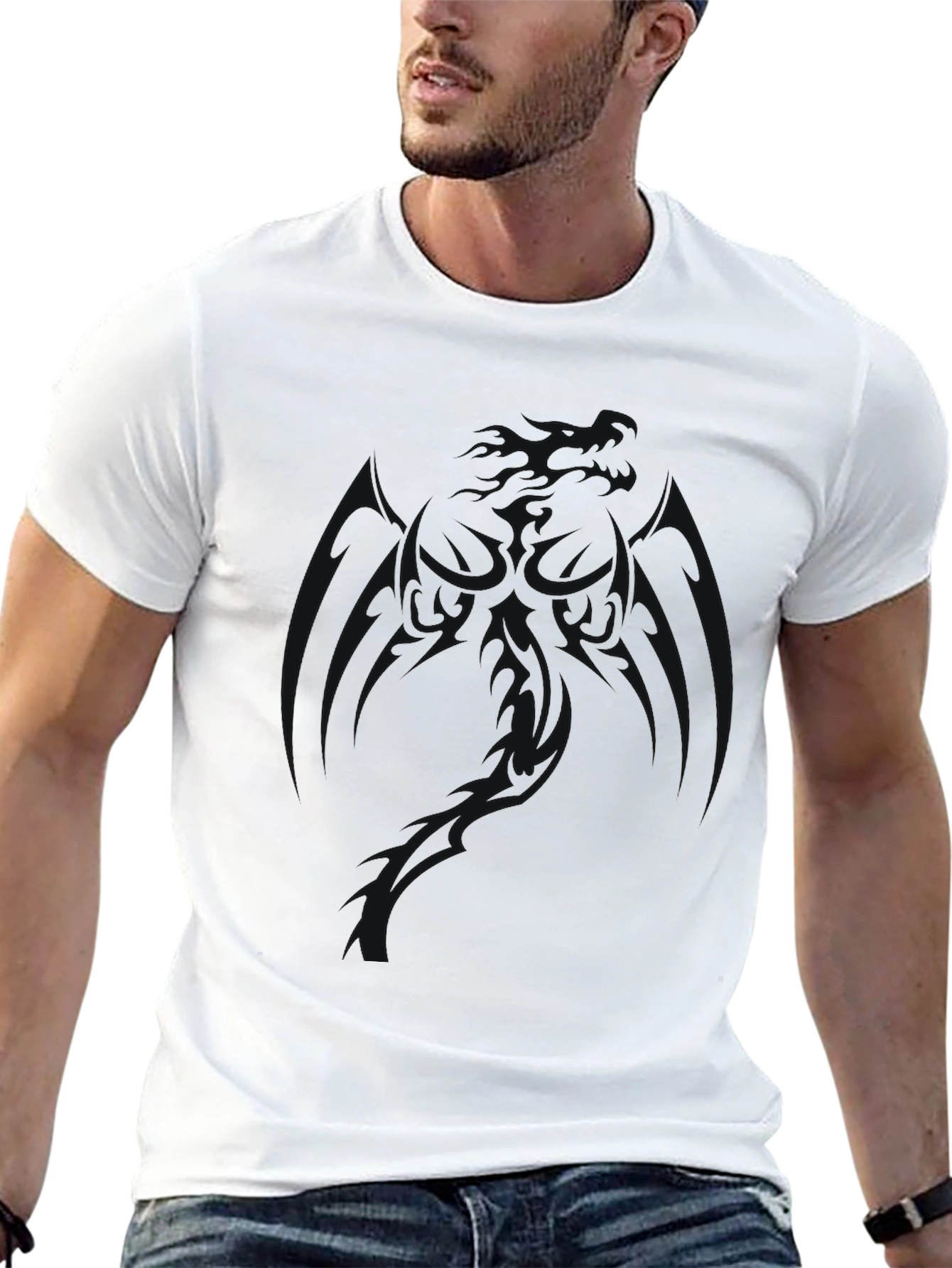 Classic Black Crew Neck T-Shirt