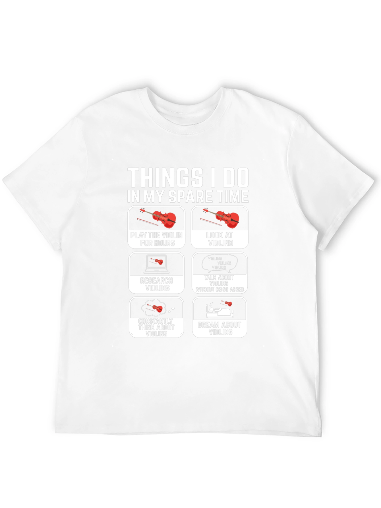 Violin Spare Time Hobby T-Shirt