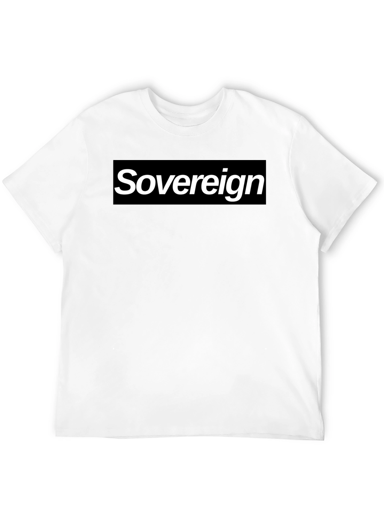 Sovereign Graphic Tee - Black Cotton Blend