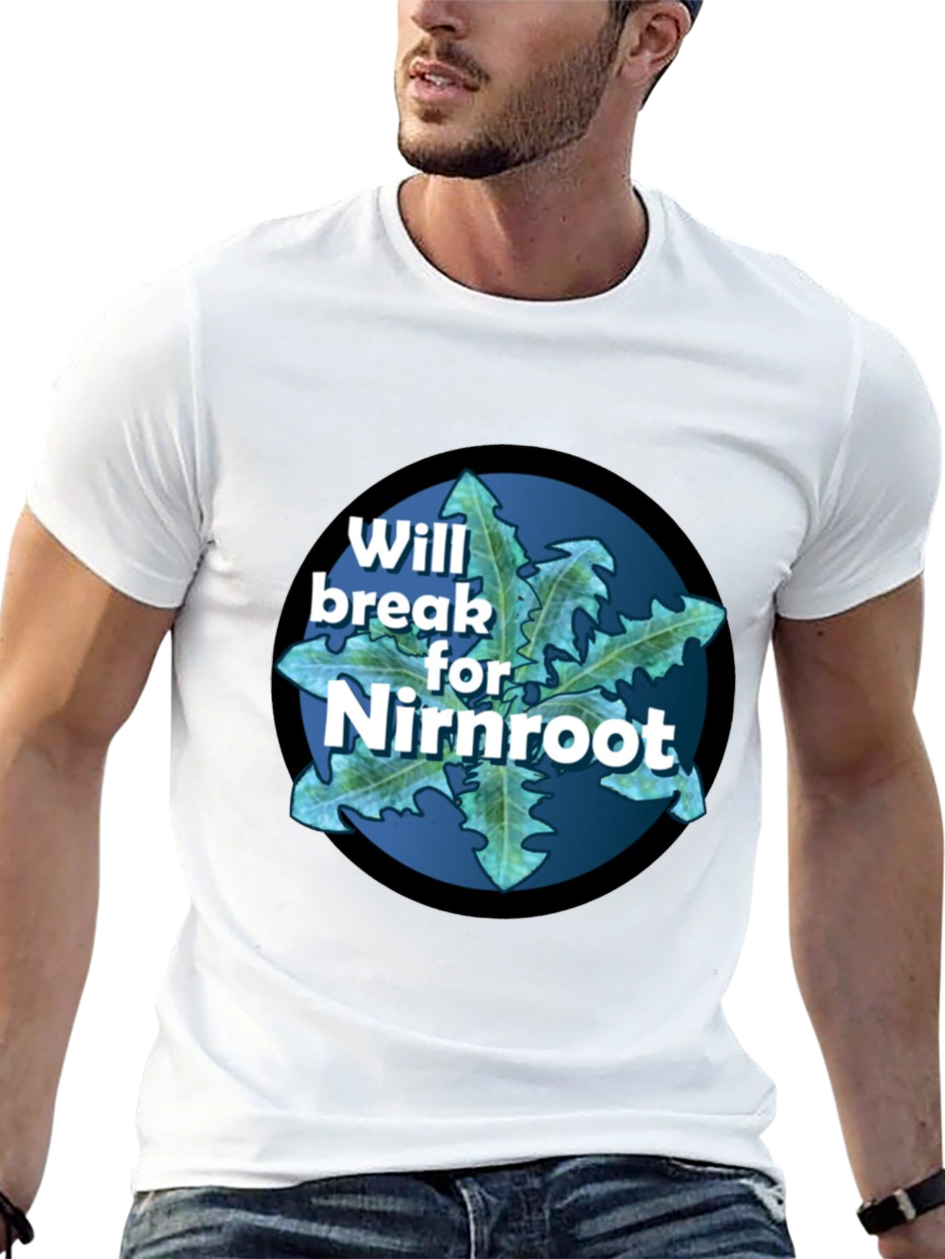 Will Break For Nirnroot Black T-Shirt