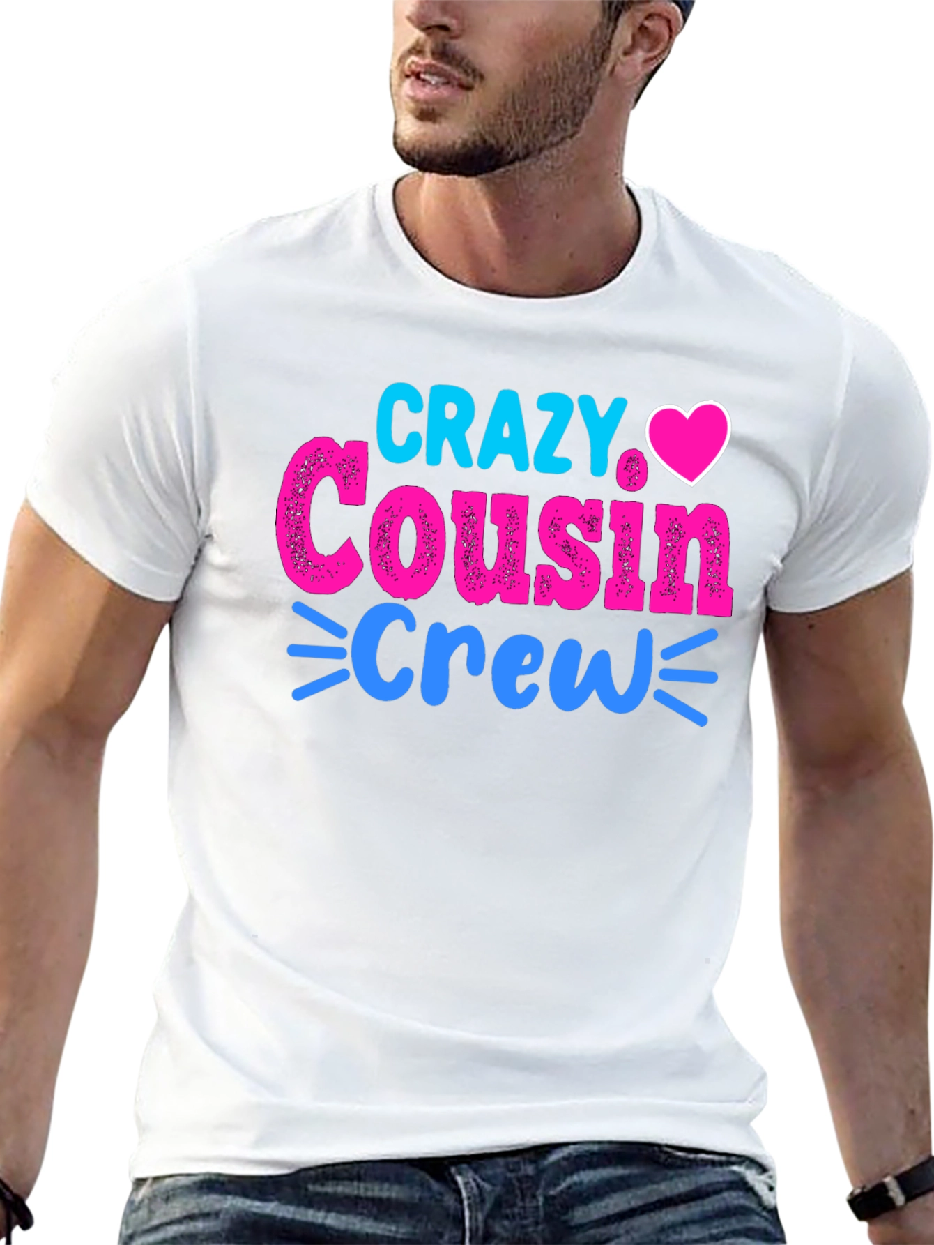 Crazy Cousin Crew Graphic T-Shirt