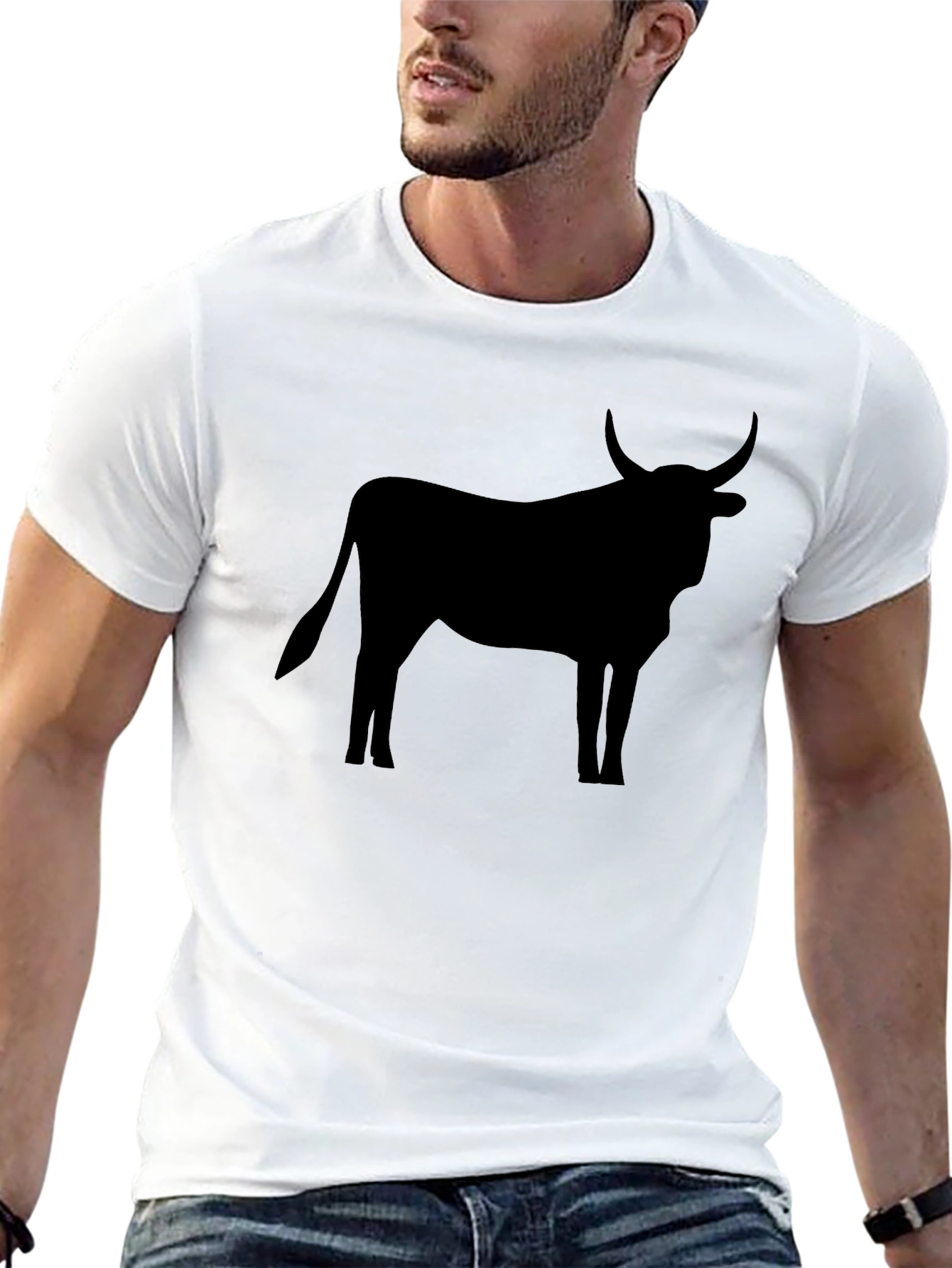 Black Bull Graphic Tee - Mens Classic Fit