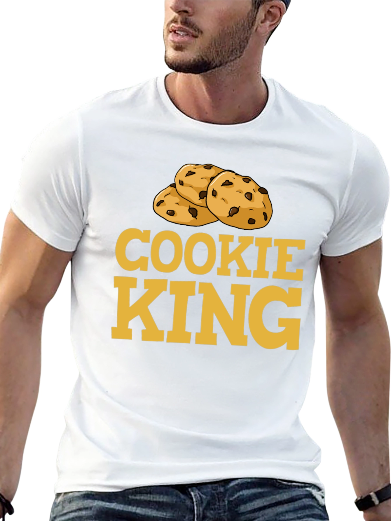 Cookie King T-Shirt - Novelty Foodie Tee