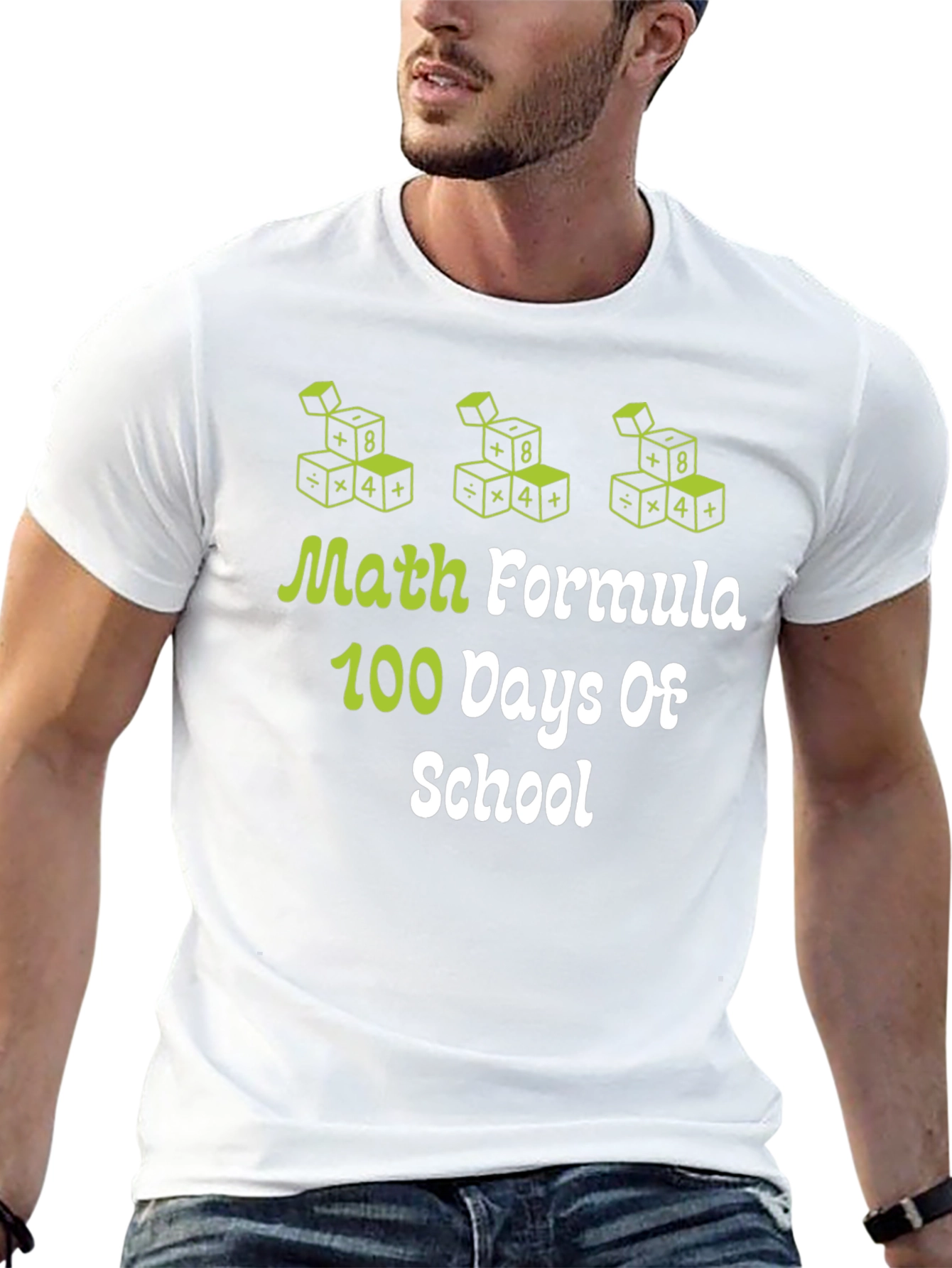 Math Formula 100 Days of School T-Shirt