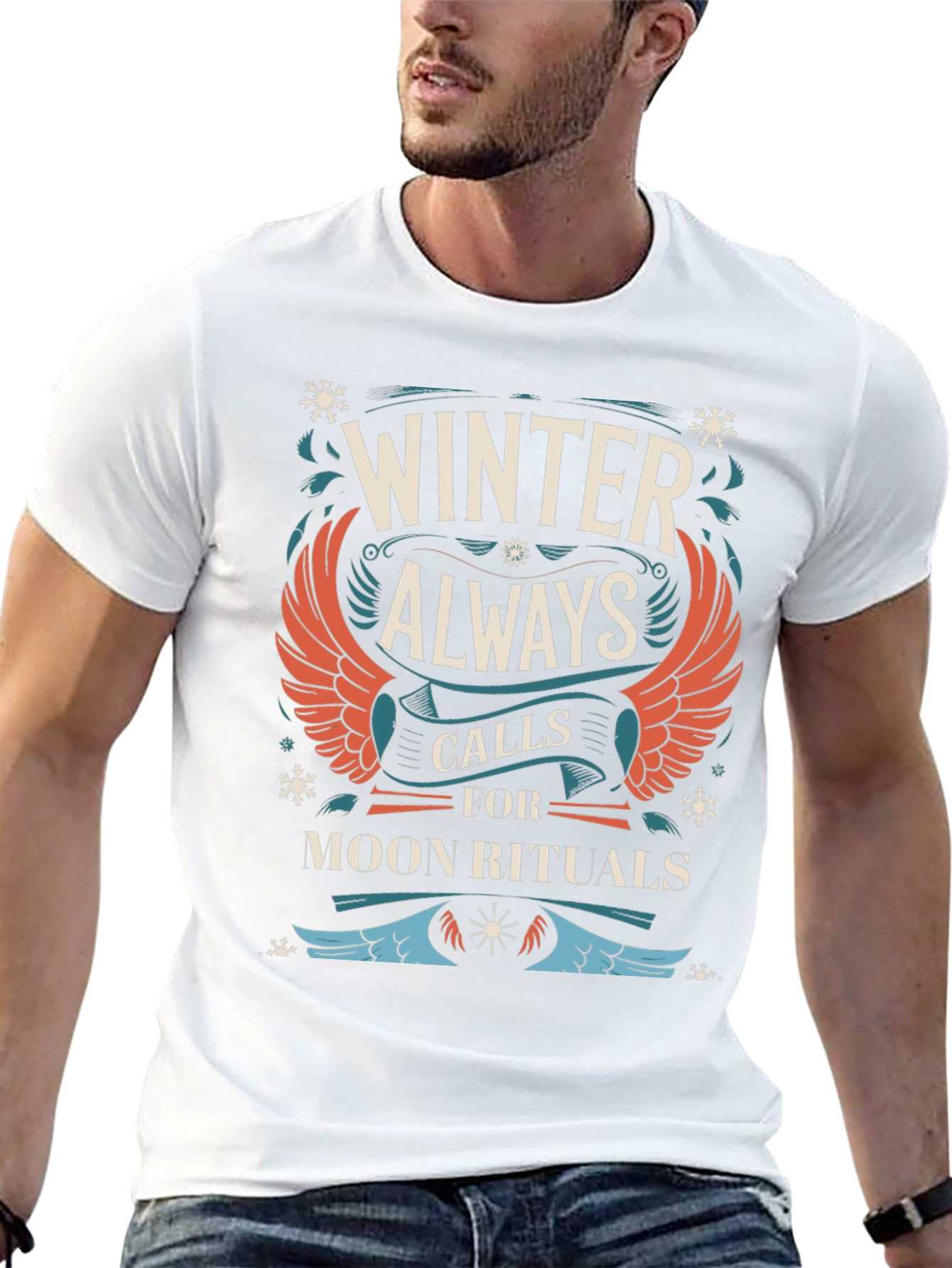 Winter Moon Rituals Black T-Shirt
