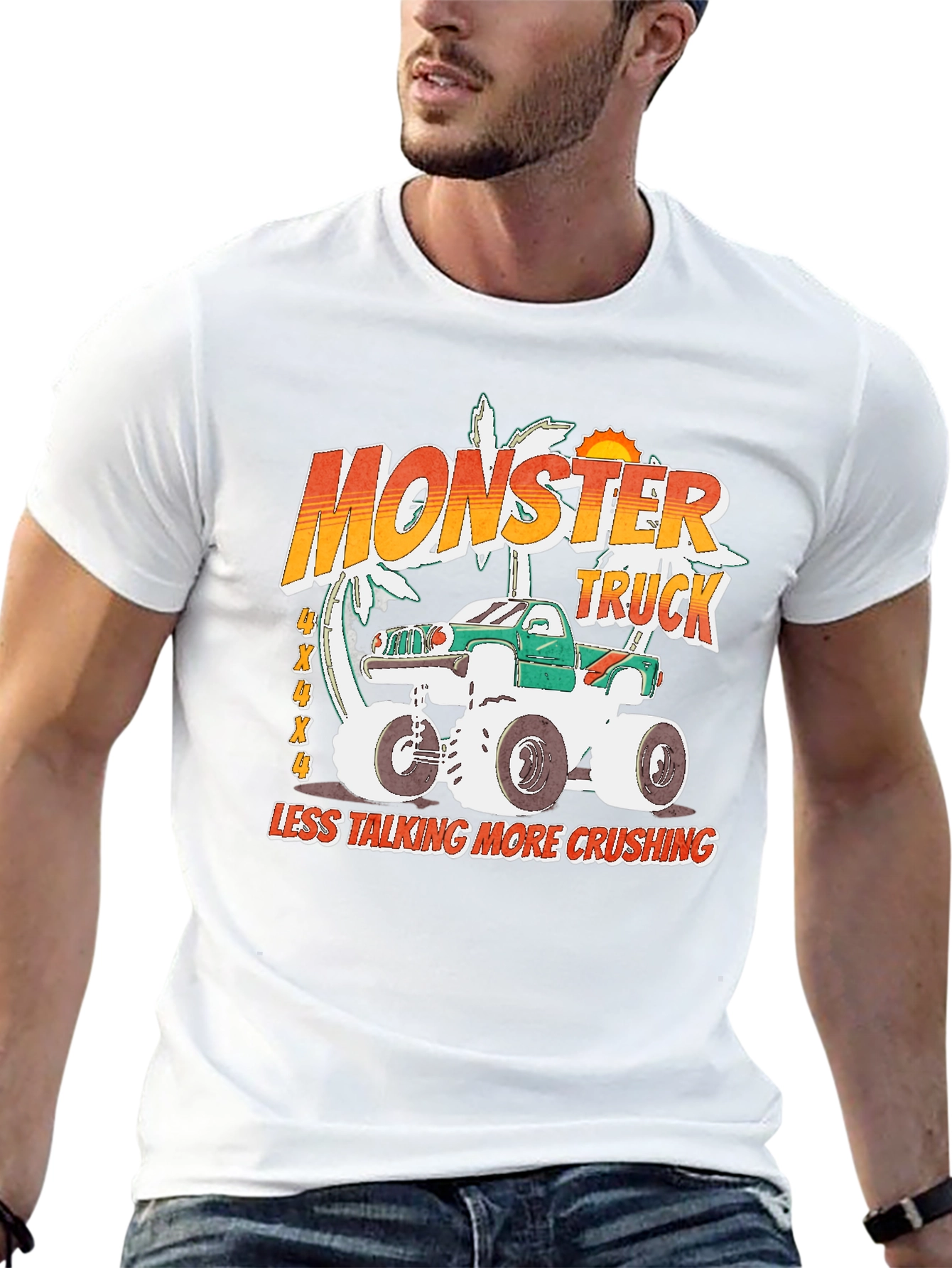 Monster Truck Graphic Tee - Crushing It!