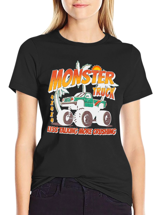 Monster Truck Graphic Tee - Crushing It!
