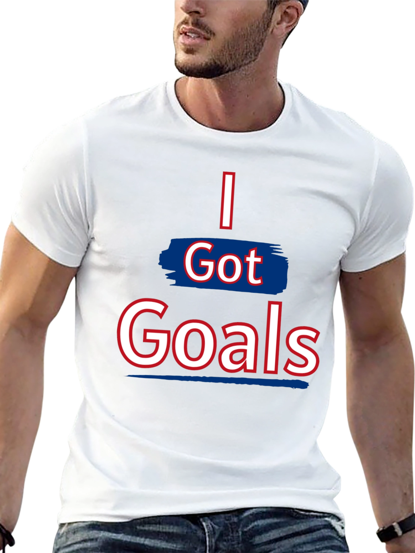 I Got Goals Graphic Tee - Motivational T-Shirt