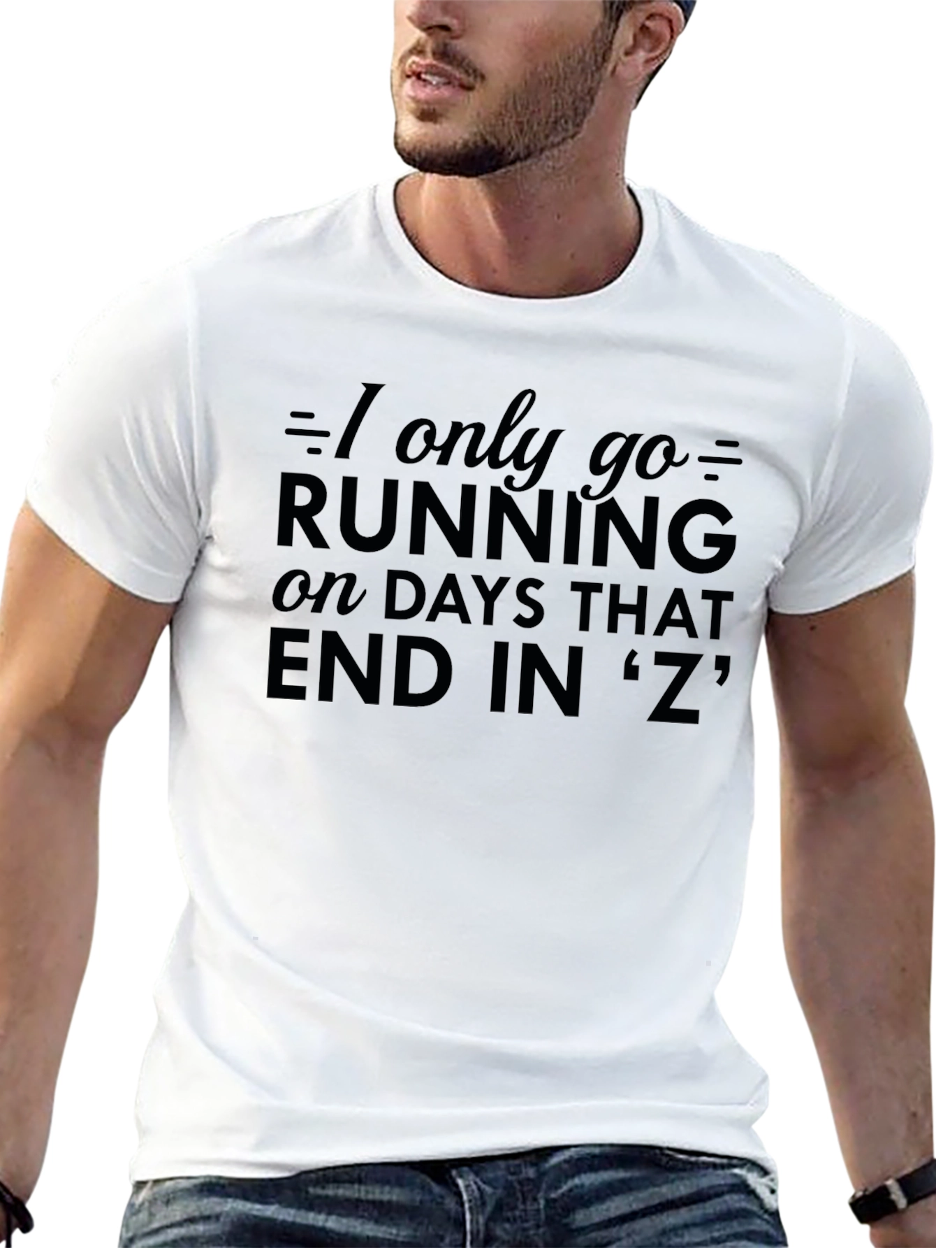 Funny Running T-Shirt - Days Ending in Z