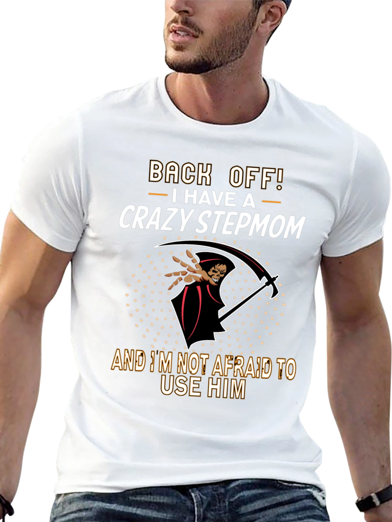 Crazy Stepmom Graphic T-Shirt