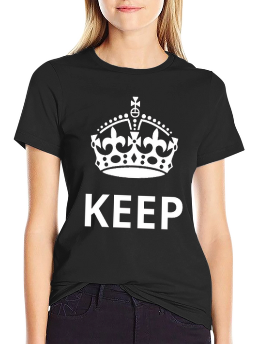 Keep Calm Crown Black Tee