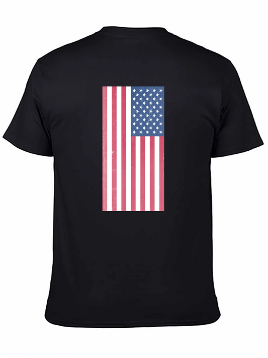 American Flag Graphic Tee - Patriotic Style