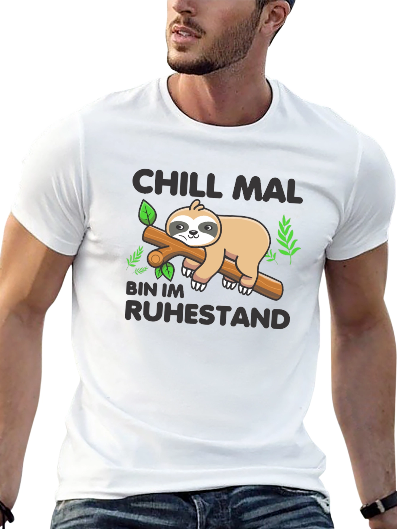 Chill Mal Bin Im Ruhestand Sloth T-Shirt