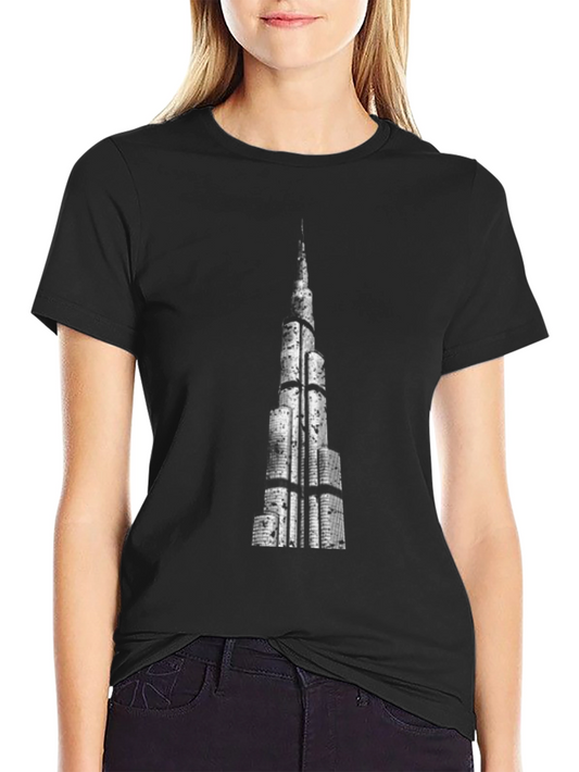 Burj Khalifa Graphic Tee - Modern Cityscape T-Shirt