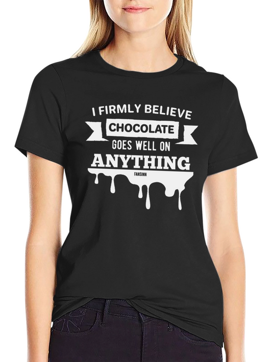 Chocolate Lover Graphic T-Shirt - Funny Foodie Tee