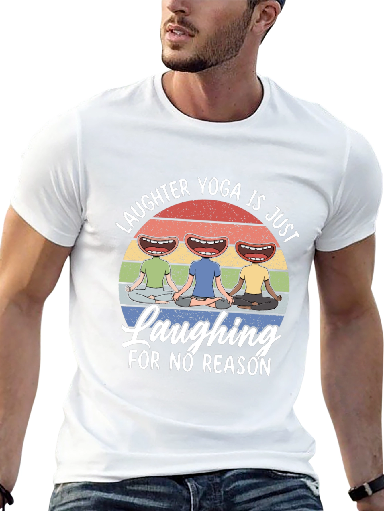 Laughter Yoga Black T-Shirt
