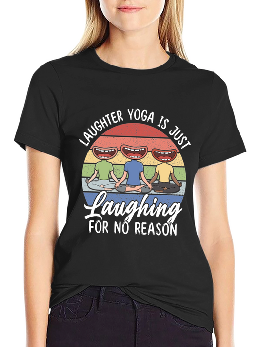 Laughter Yoga Black T-Shirt